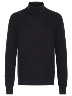BLEND Herren Rollkragenpullover - BHRedhill in schwarz
