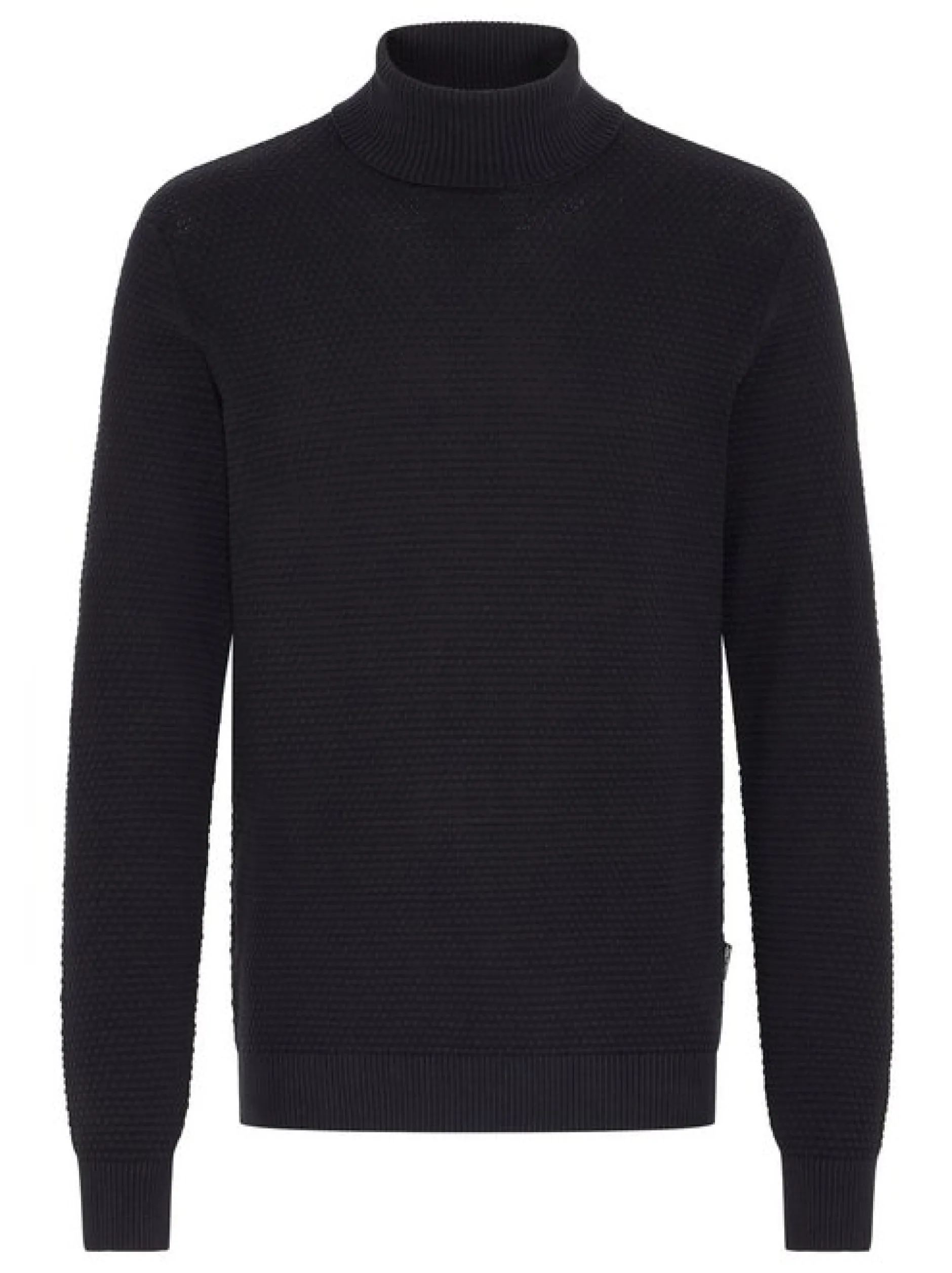 BLEND Herren Rollkragenpullover - BHRedhill in schwarz