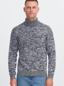 BLEND Herren Rollkragenpullover - BHDami in blau