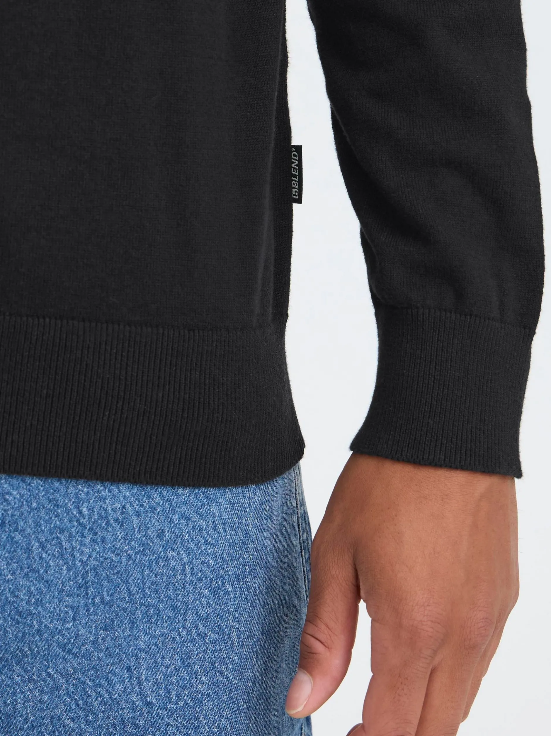 BLEND Herren Rollkragenpullover - BHBryan in schwarz