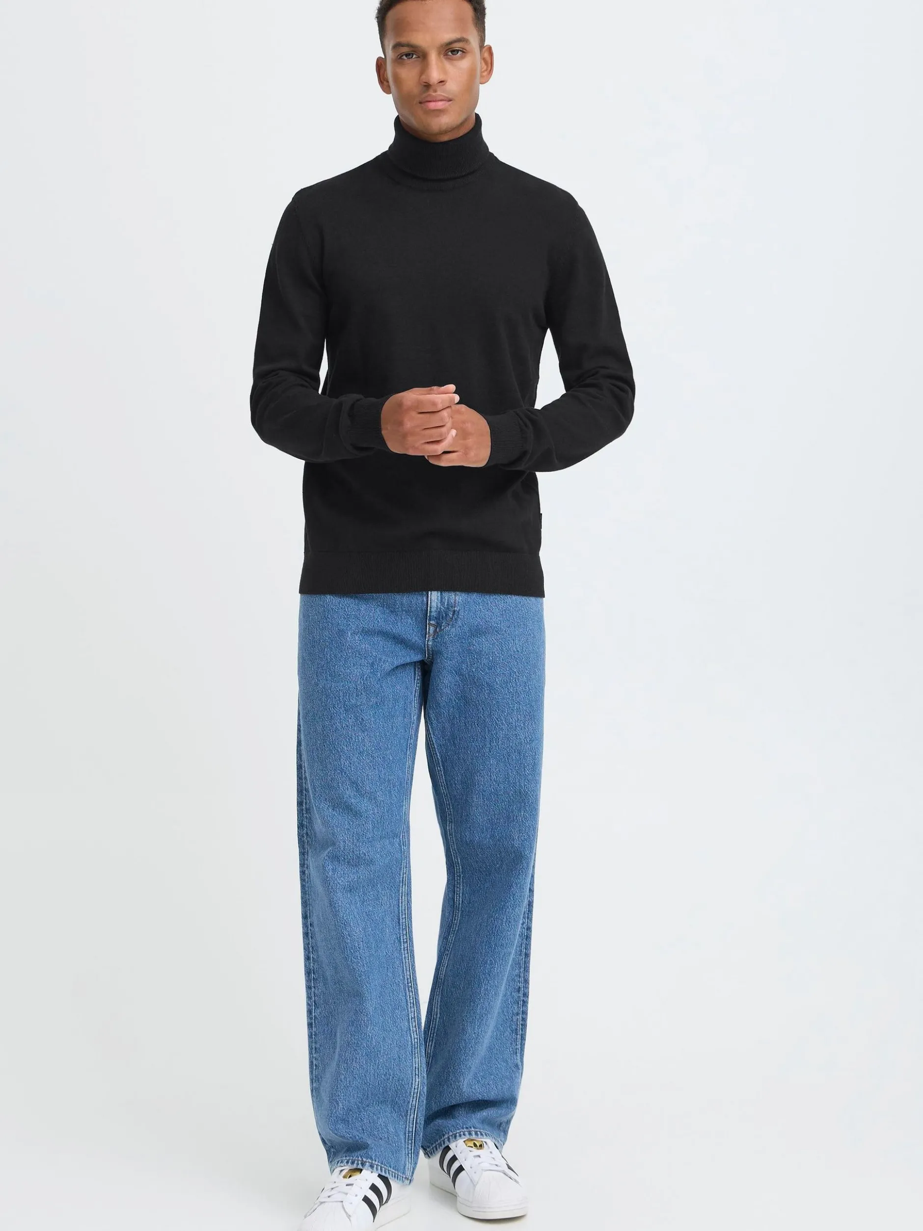 BLEND Herren Rollkragenpullover - BHBryan in schwarz