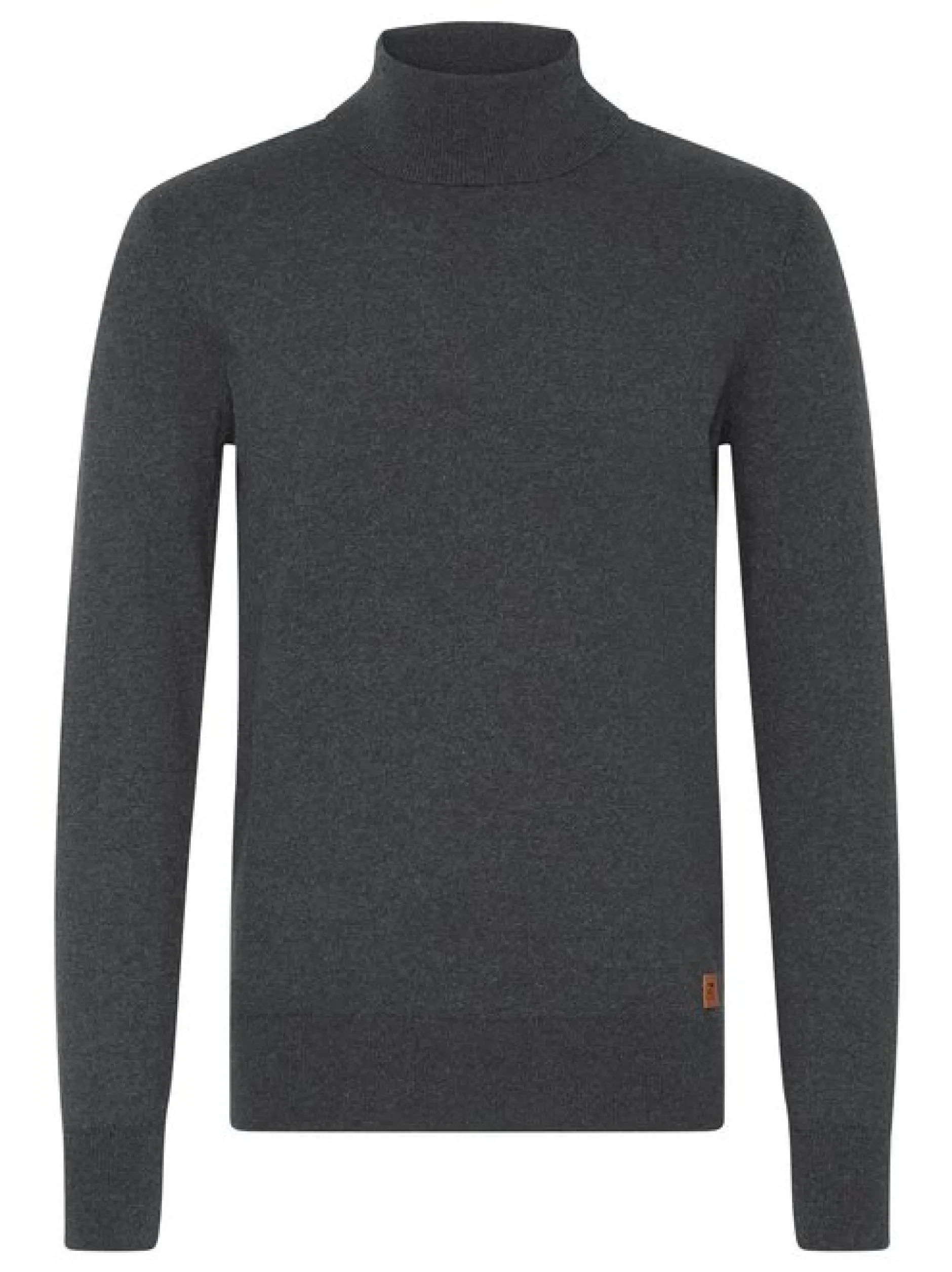 BLEND Herren Rollkragenpullover - BHFibes in anthrazit