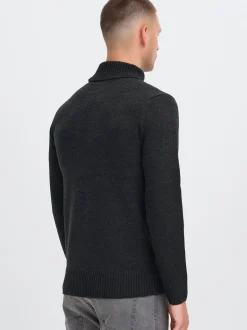 BLEND Herren Rollkragenpullover - BHRylie in schwarz