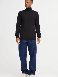 BLEND Herren Rollkragenpullover - BHDan in schwarz