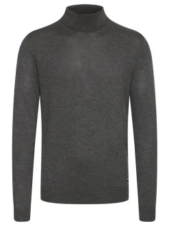 BLEND Herren Rollkragenpullover - BHWedat in anthrazit