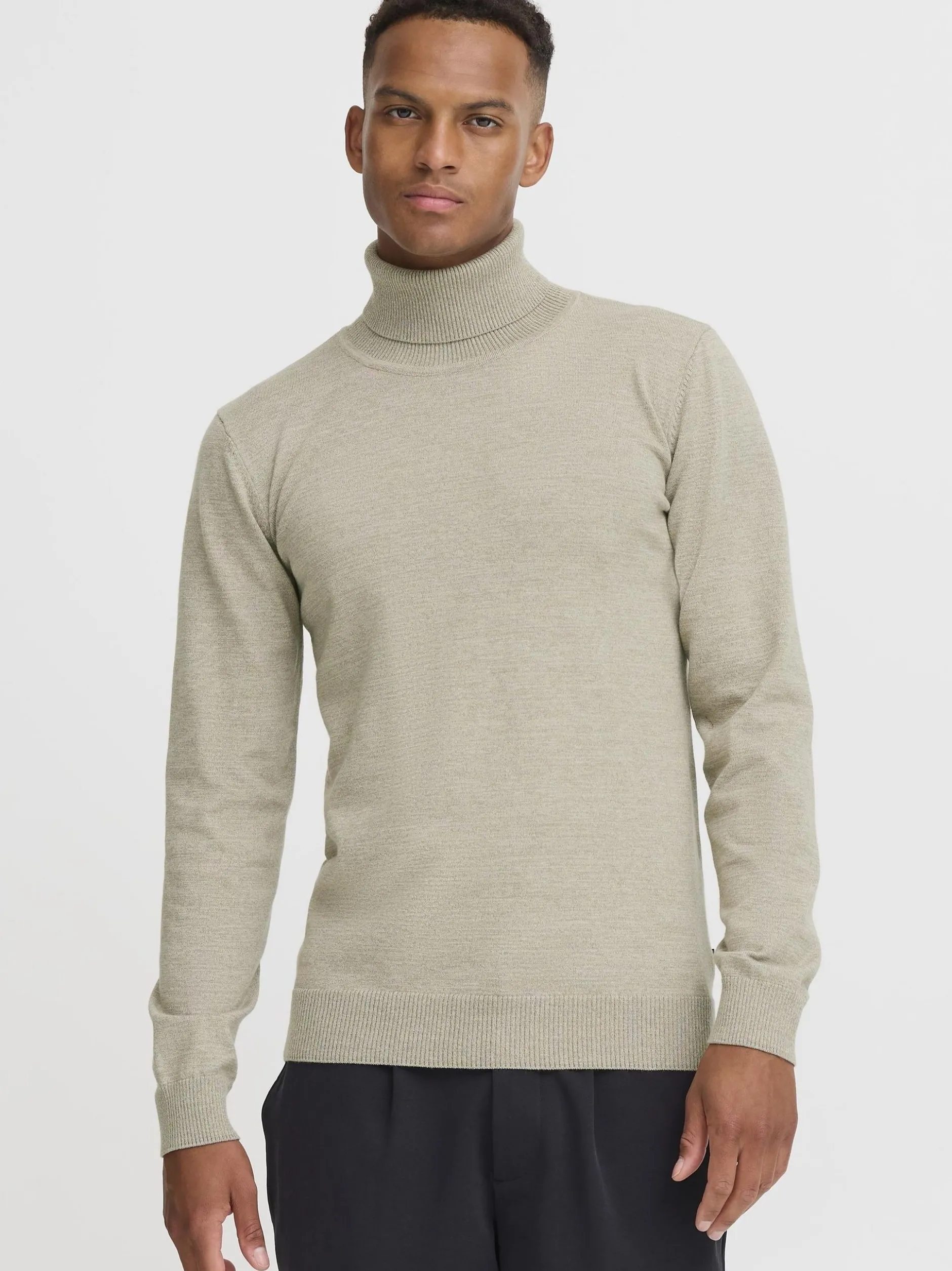 BLEND Herren Rollkragenpullover - BHCarsten in melange