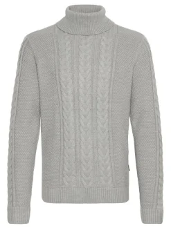 BLEND Herren Rollkragenpullover - BHBasim in grau