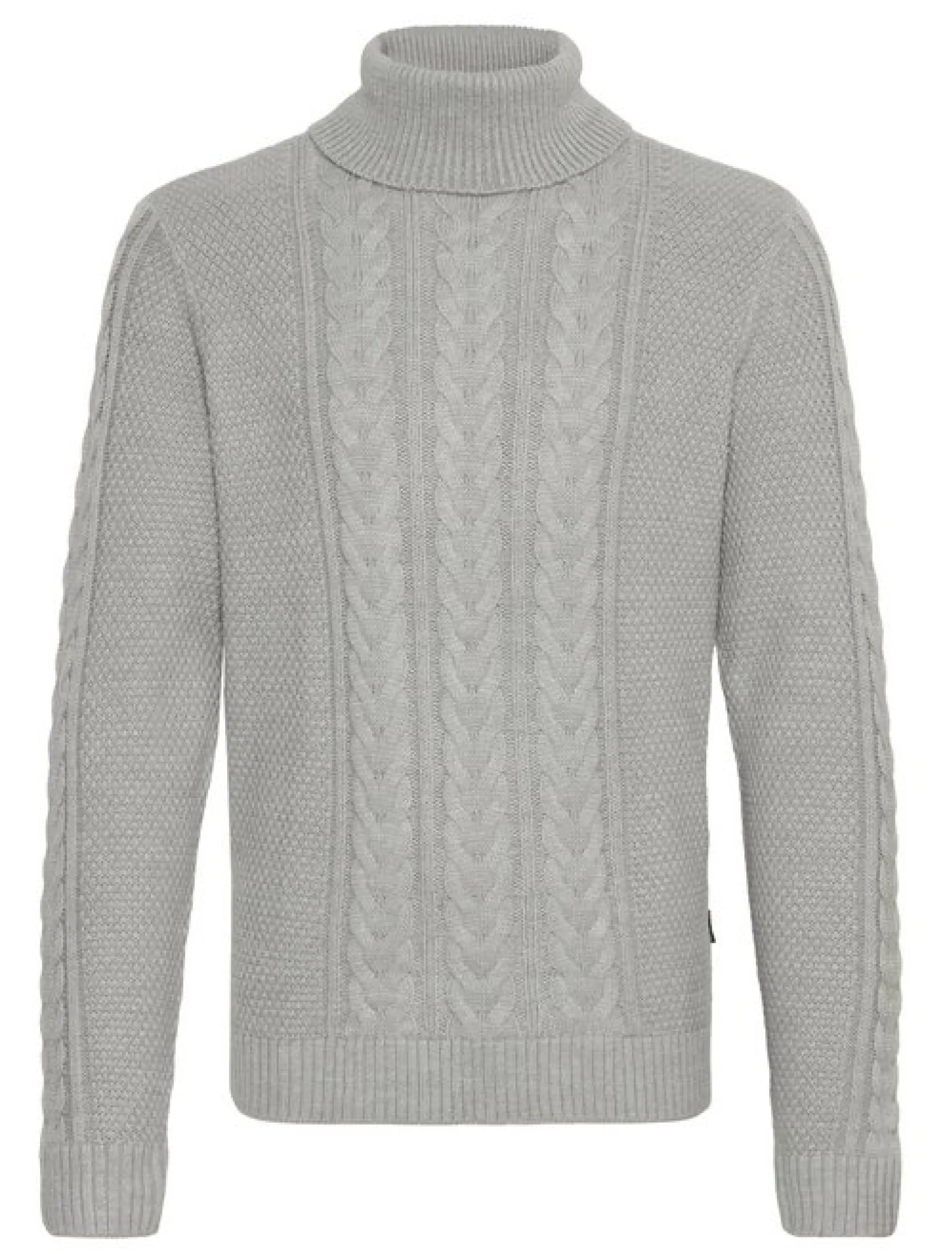 BLEND Herren Rollkragenpullover - BHBasim in grau