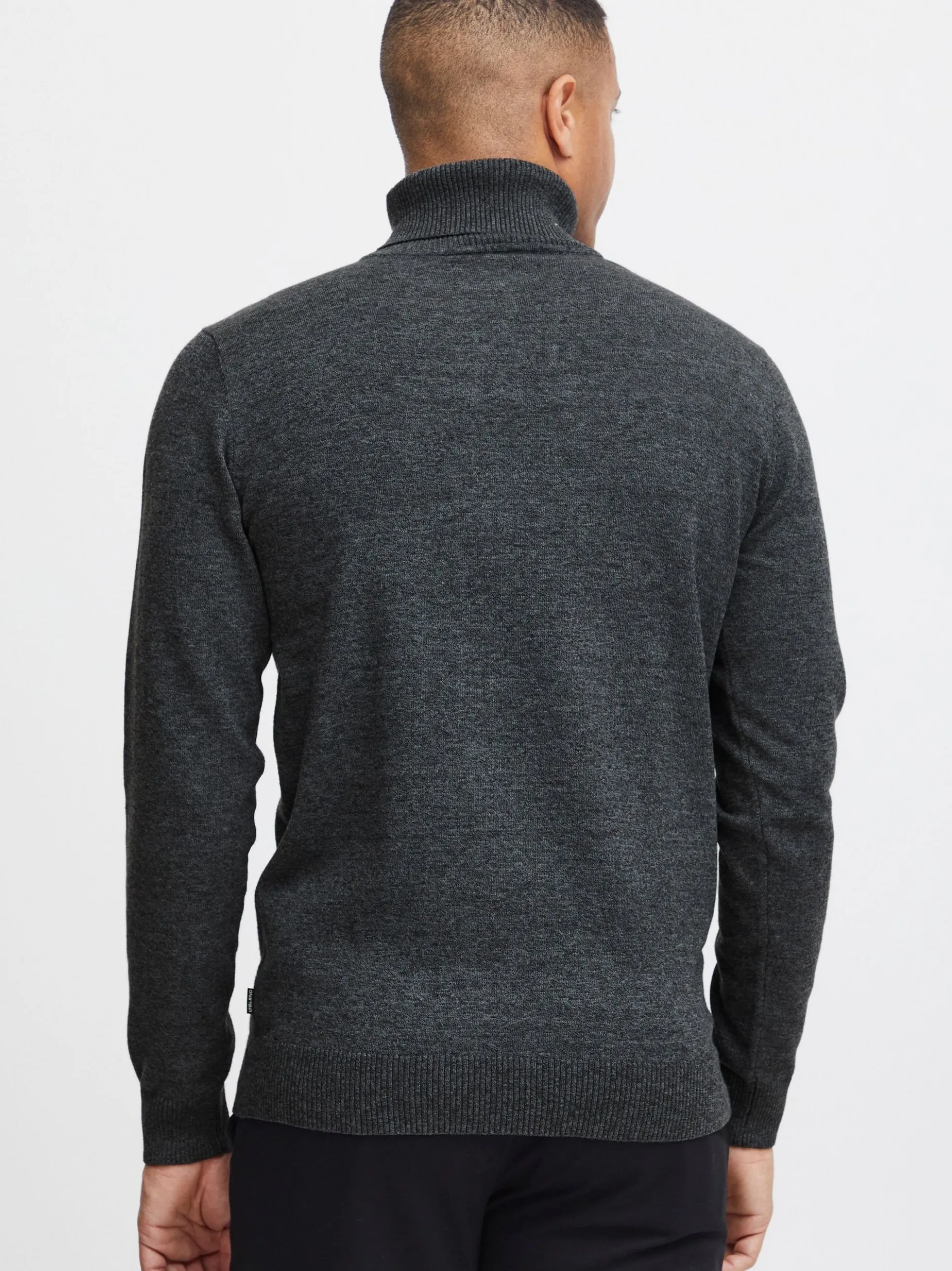 BLEND Herren Rollkragenpullover - BHCarsten in anthrazit