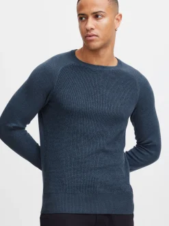 BLEND Herren Rundhalspullover - BHGandolf in marine
