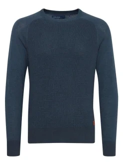 BLEND Herren Rundhalspullover - BHGandolf in marine