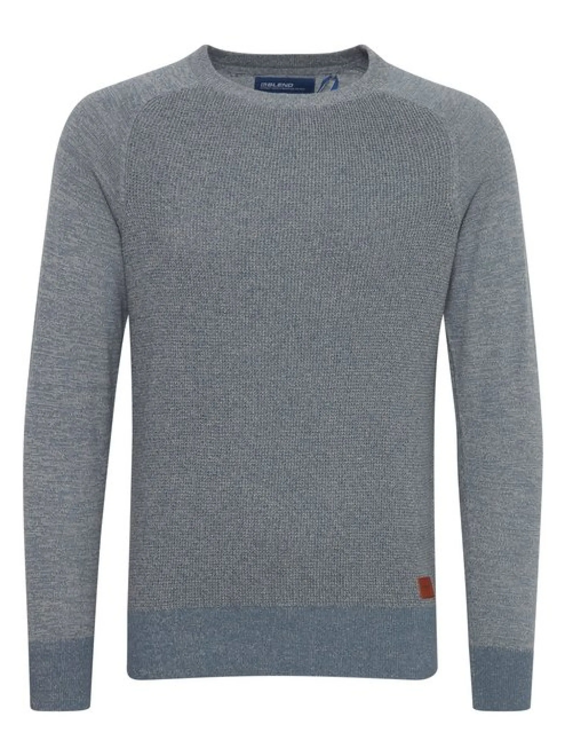 BLEND Herren Rundhalspullover - BHGandolf in blau