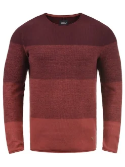 BLEND Herren Rundhalspullover - BHBenno in rot