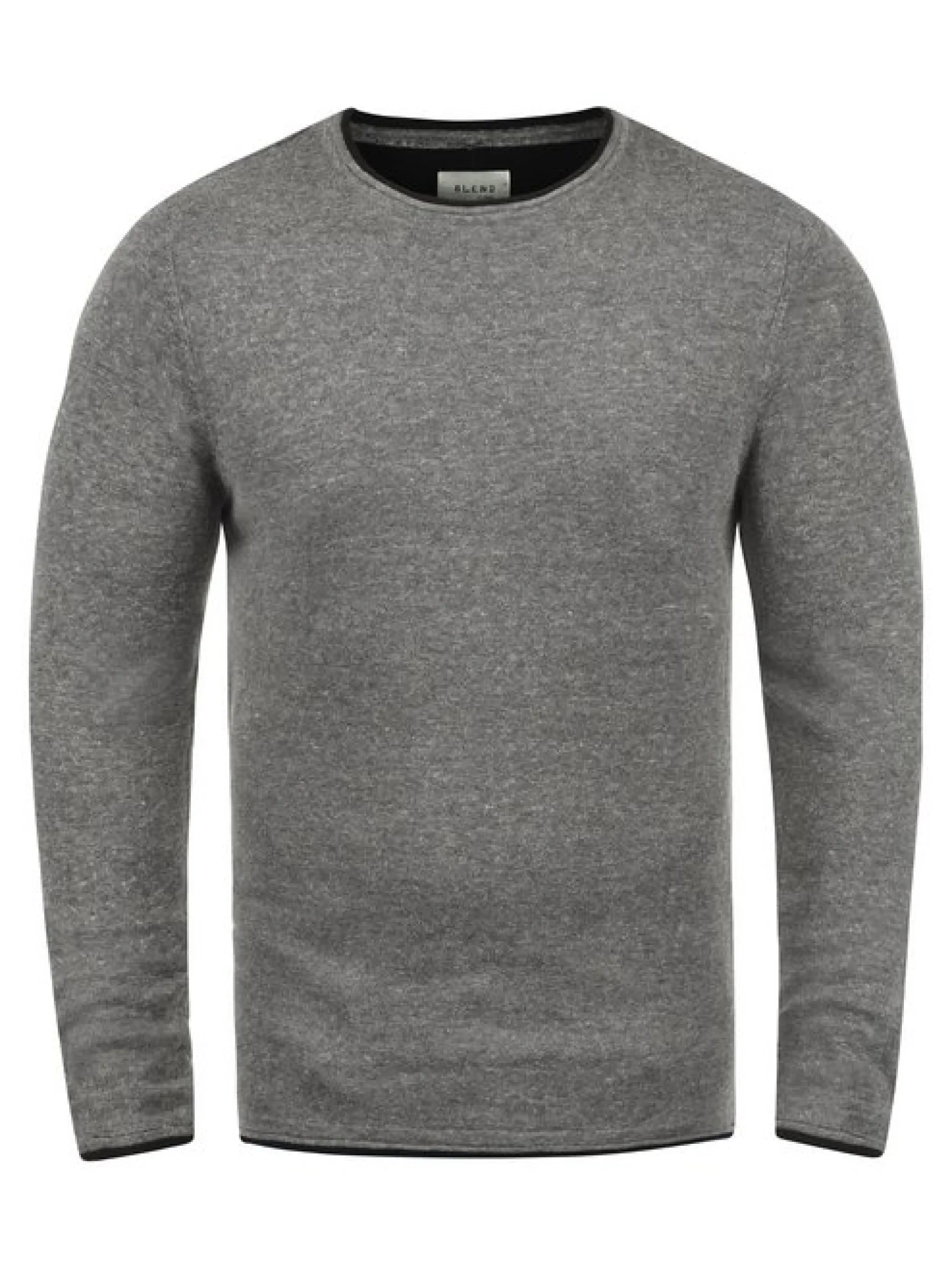 BLEND Herren Rundhalspullover - BHOdin in grau