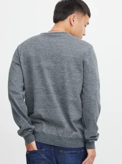BLEND Herren Rundhalspullover - BHPullover 2er-Pack in blau