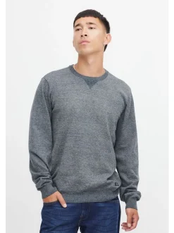 BLEND Herren Rundhalspullover - BHPullover 2er-Pack in blau