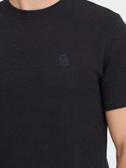 BLEND Herren Rundhalsshirt - BHFort in schwarz