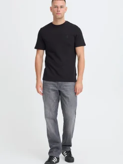 BLEND Herren Rundhalsshirt - BHFort in schwarz