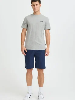 BLEND Herren Rundhalsshirt - BHFlow in grau