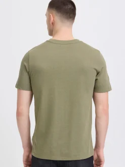 BLEND Herren Rundhalsshirt - BHSun in oliv