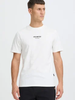 BLEND Herren Rundhalsshirt - BHStema in weiß