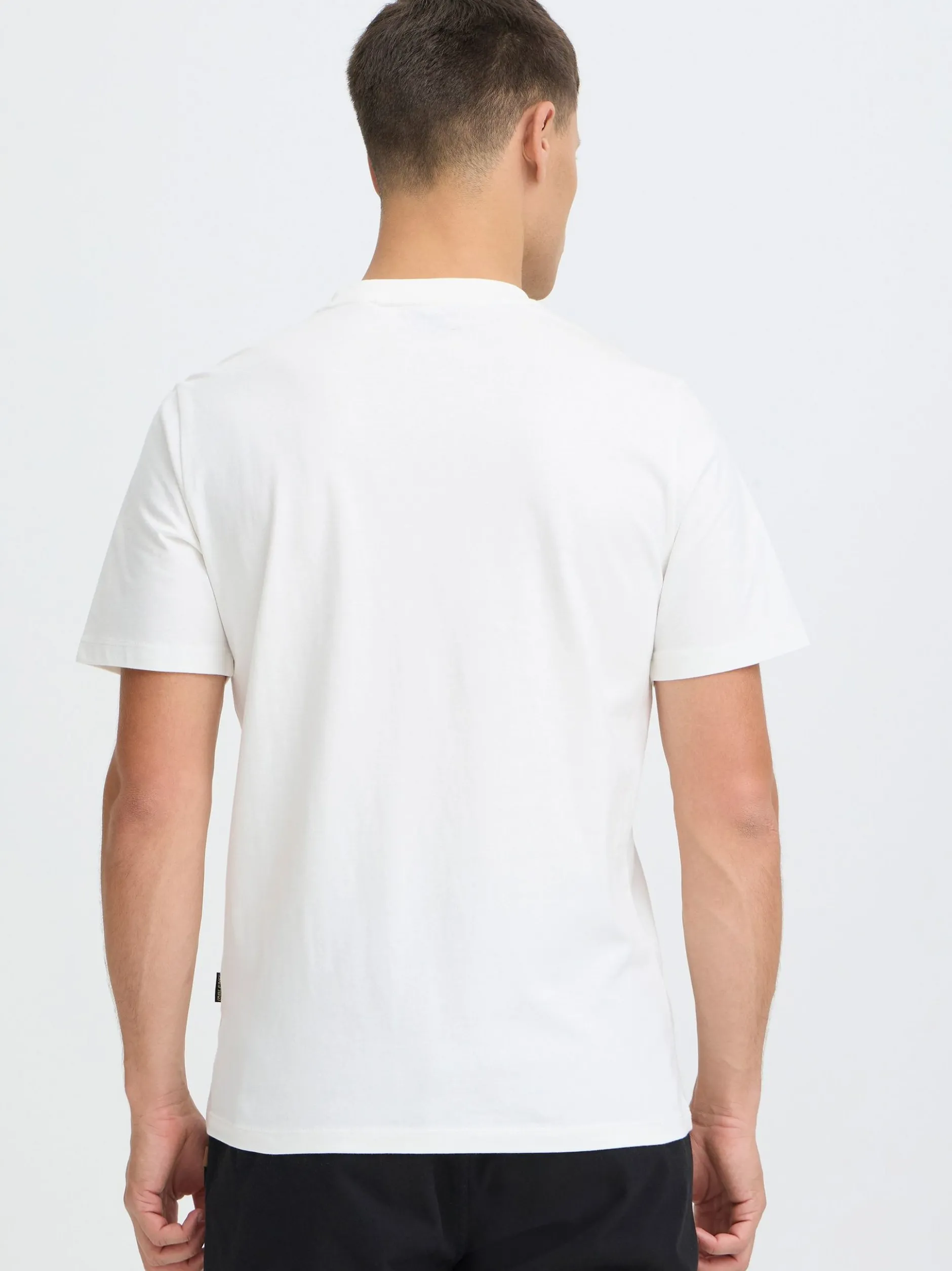 BLEND Herren Rundhalsshirt - BHStema in weiß