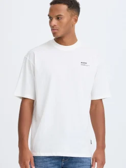 BLEND Herren Rundhalsshirt - BHFloa in weiß