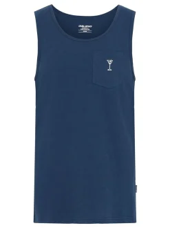 BLEND Herren Rundhalsshirt - BHGorma in blau
