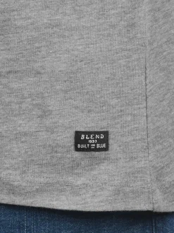 BLEND Herren Rundhalsshirt - BHDoppler in grau