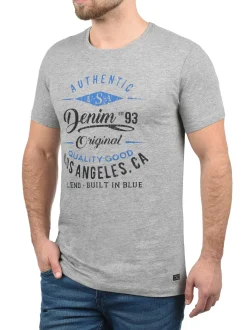 BLEND Herren Rundhalsshirt - BHDoppler in grau