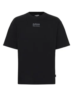 BLEND Herren Rundhalsshirt - BHBako in schwarz