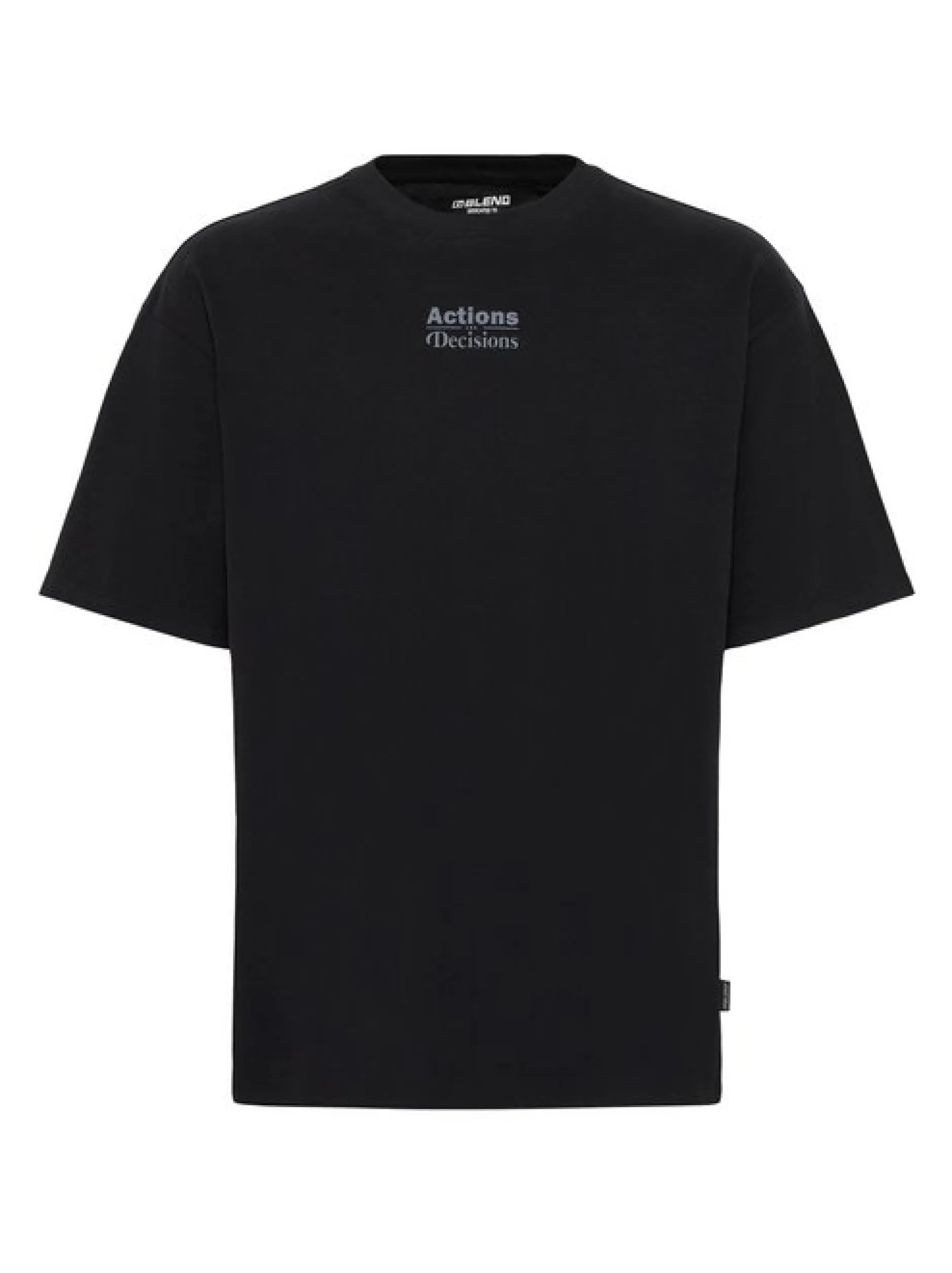 BLEND Herren Rundhalsshirt - BHBako in schwarz