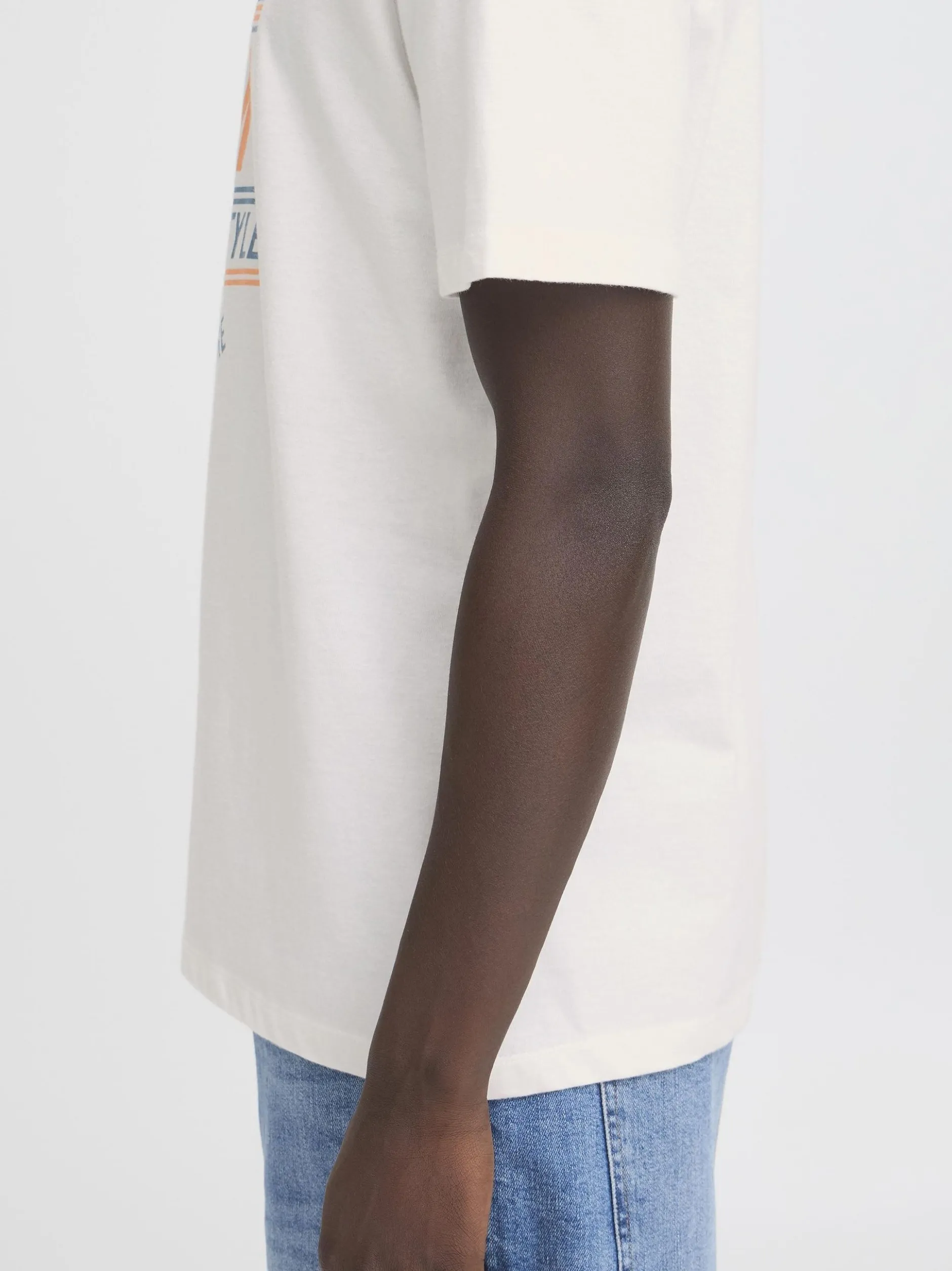 BLEND Herren Rundhalsshirt - BHJes in weiß