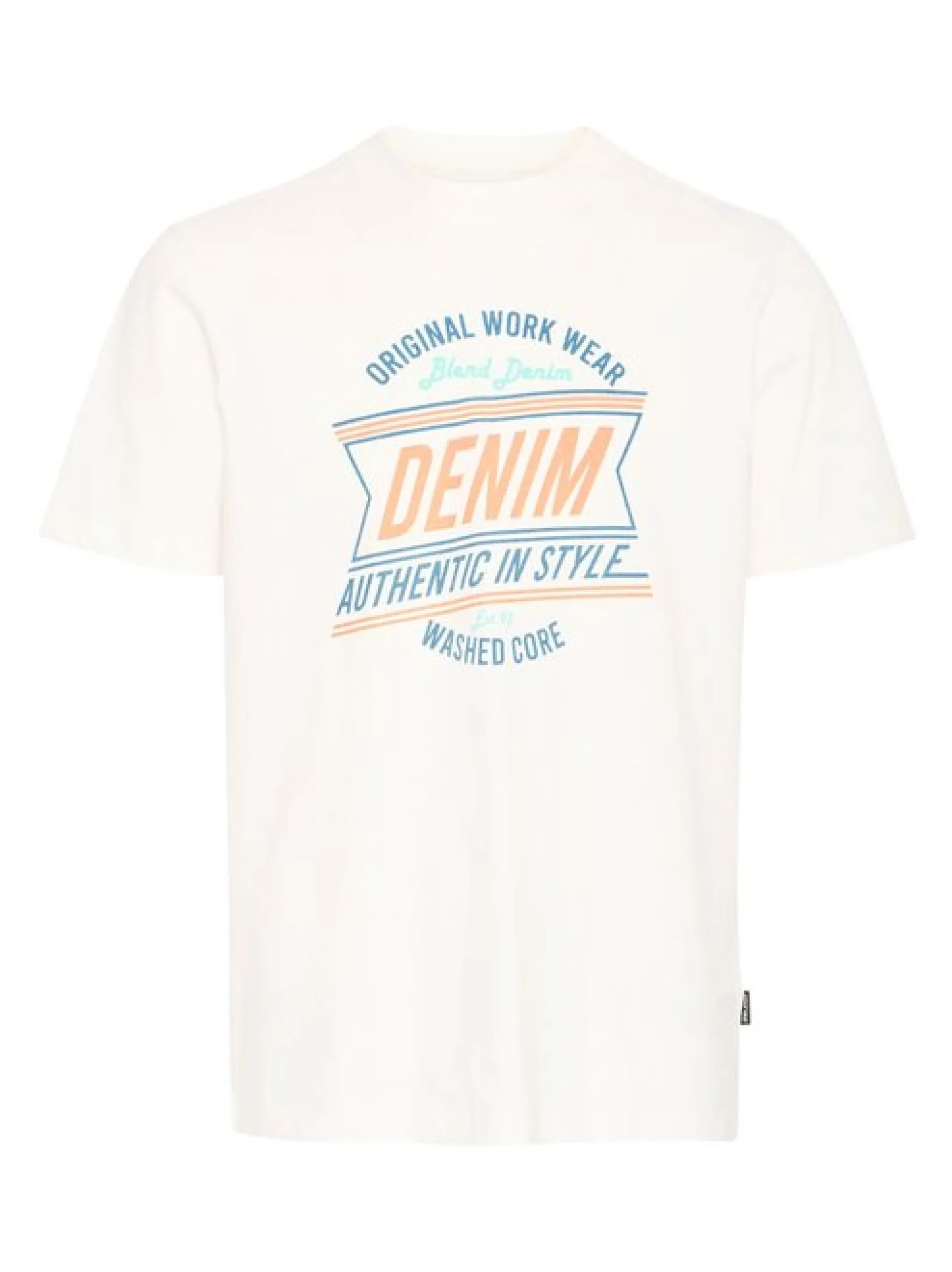 BLEND Herren Rundhalsshirt - BHJes in weiß