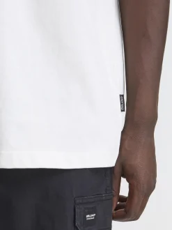 BLEND Herren Rundhalsshirt - BHBamo in weiß