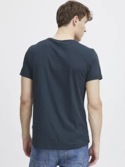 BLEND Herren Rundhalsshirt - BHFlorens in marine