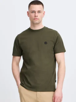 BLEND Herren Rundhalsshirt - BHJuma in grün