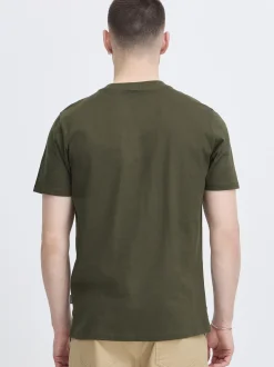 BLEND Herren Rundhalsshirt - BHJuma in grün