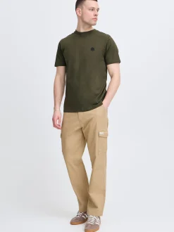 BLEND Herren Rundhalsshirt - BHJuma in grün