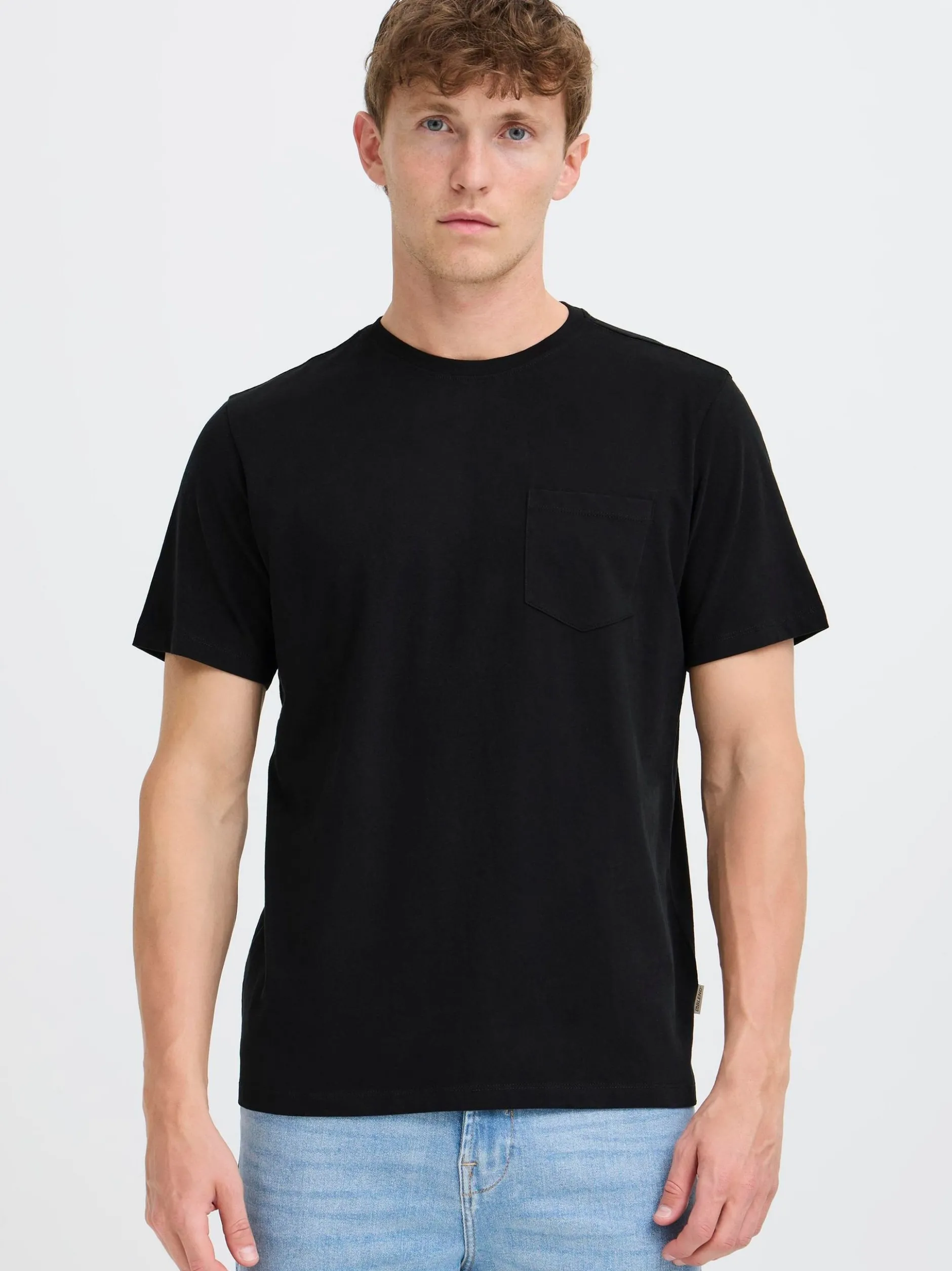 BLEND Herren Rundhalsshirt - BHBenni in schwarz