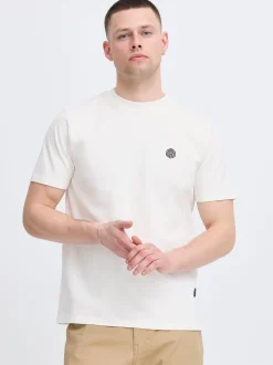 BLEND Herren Rundhalsshirt - BHJuma in weiß