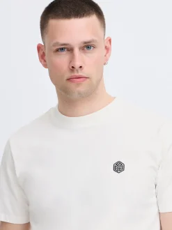 BLEND Herren Rundhalsshirt - BHJuma in weiß