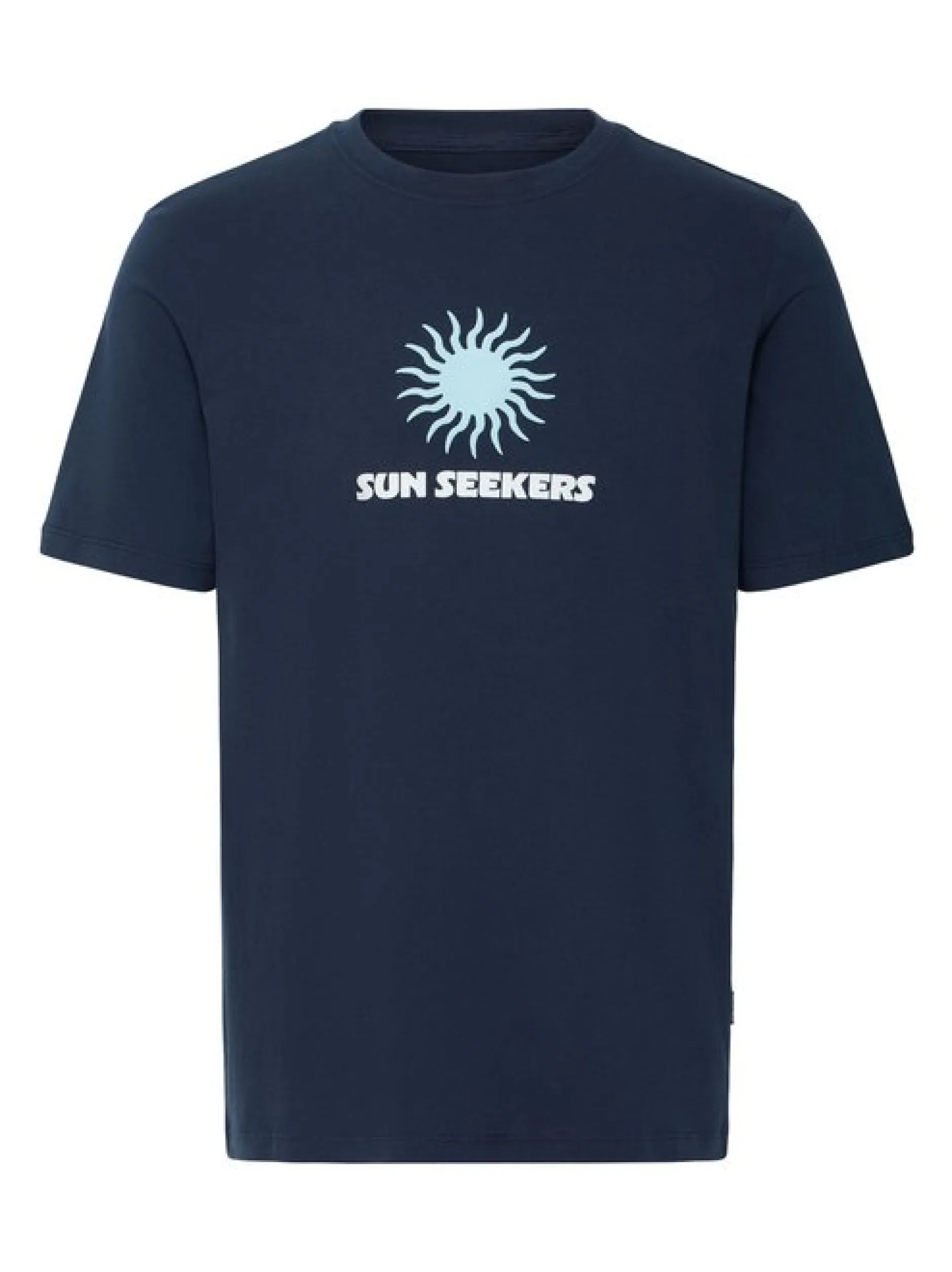 BLEND Herren Rundhalsshirt - BHKarter in blau