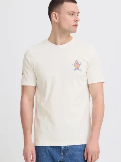 BLEND Herren Rundhalsshirt - BHSun in weiß