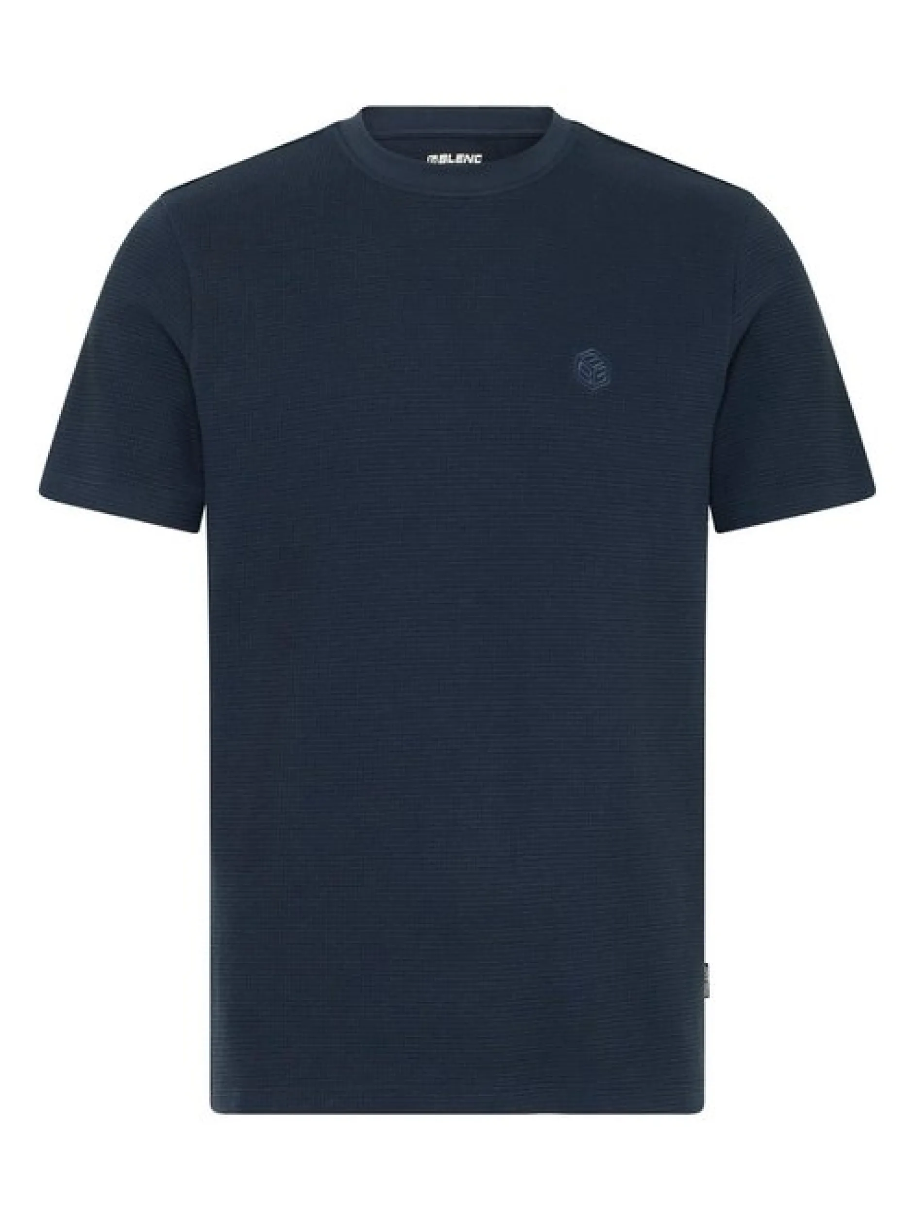 BLEND Herren Rundhalsshirt - BHFort in blau
