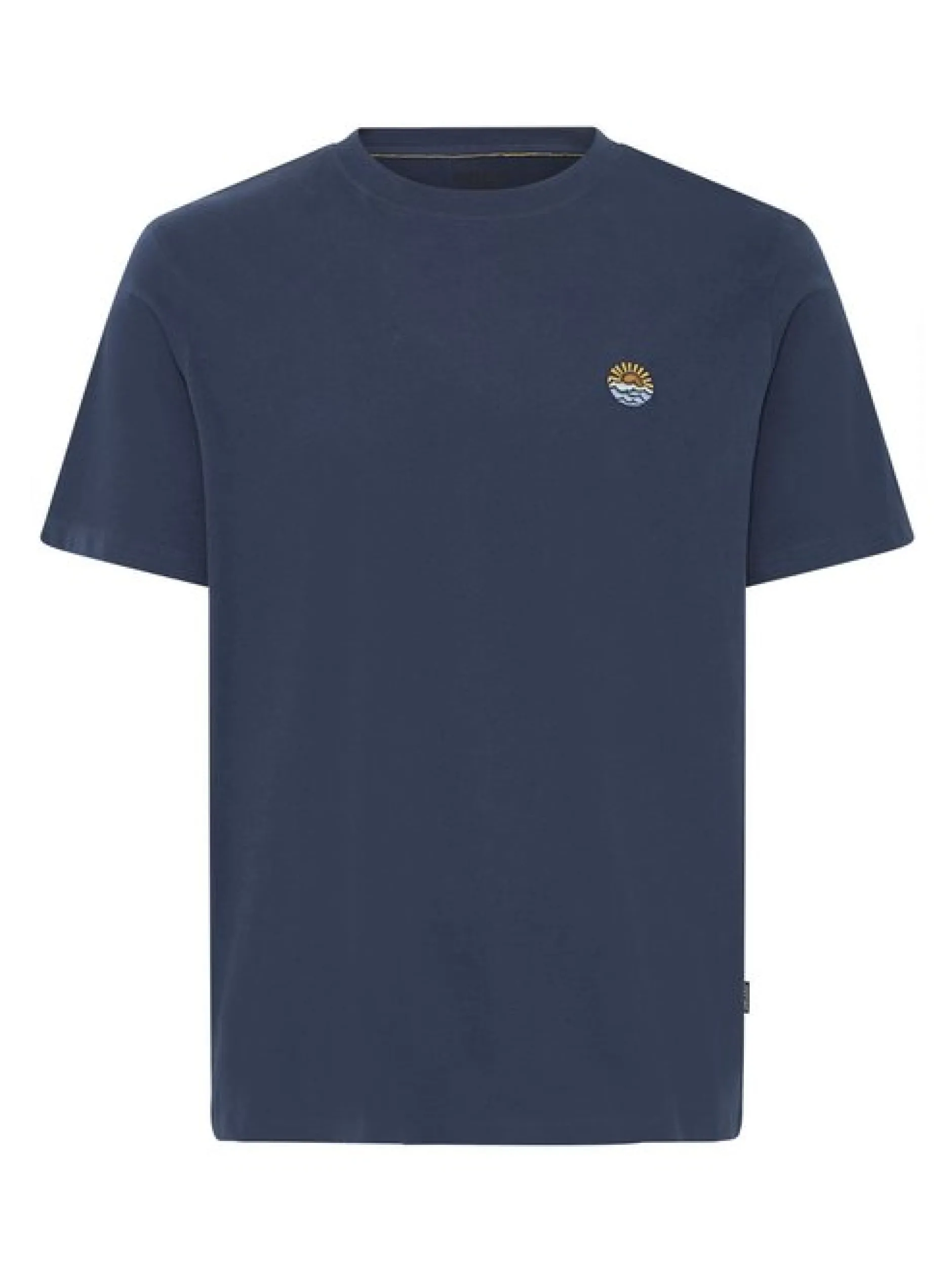 BLEND Herren Rundhalsshirt - BHEbo in blau