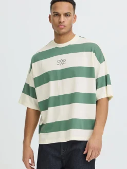 BLEND Herren Rundhalsshirt - BHKaveh in grün