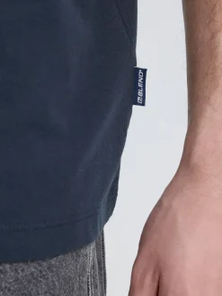 BLEND Herren Rundhalsshirt - BHKyle in blau