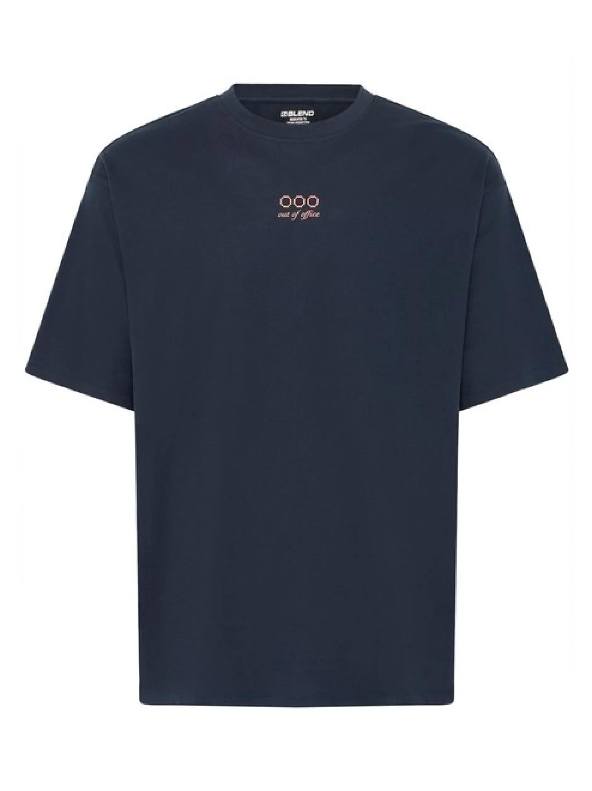 BLEND Herren Rundhalsshirt - BHKyle in blau