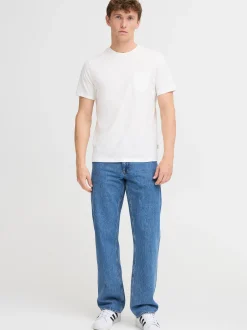 BLEND Herren Rundhalsshirt - BHBenni in weiß